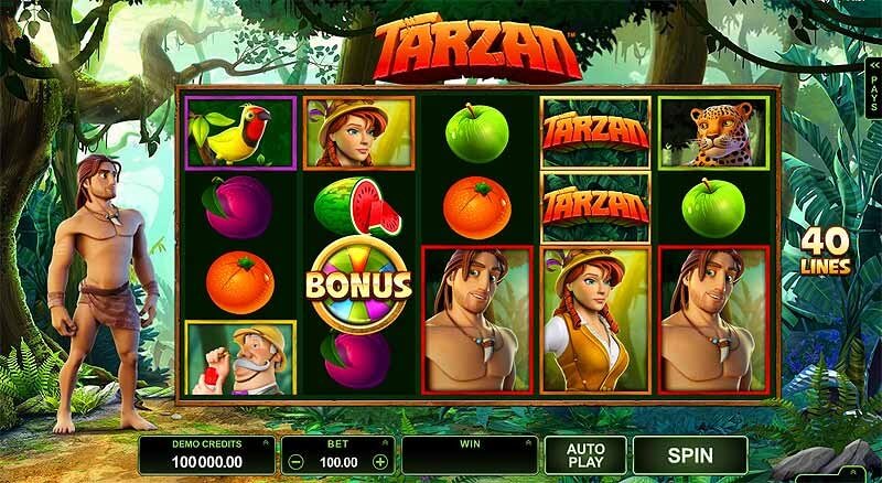 tarzan slot machine